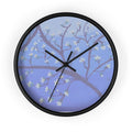 White Blossom Wall Clock