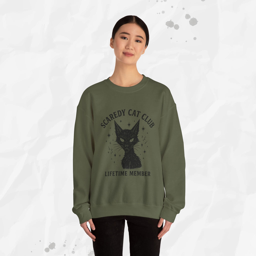 Scaredy Cat Club - Crewneck Sweatshirt