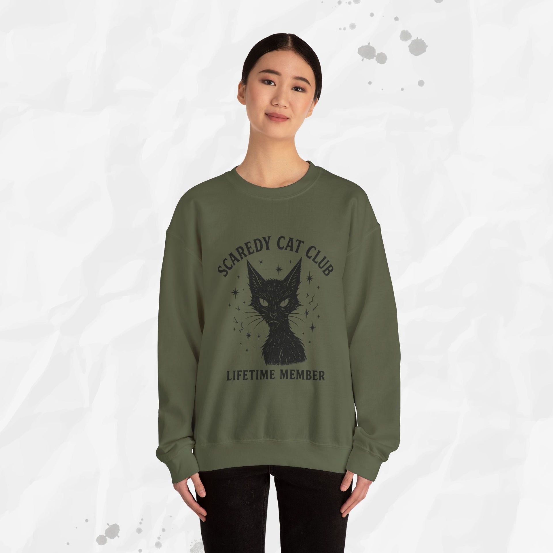 Scaredy Cat Club - Crewneck Sweatshirt