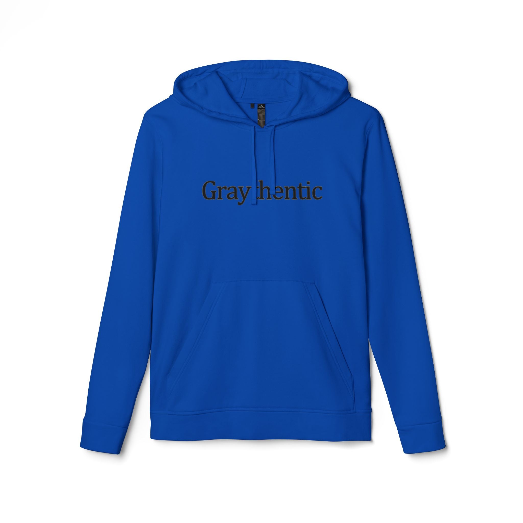 Unisex Fleece Pullover Hoodie in Red, Dark-Gray and White