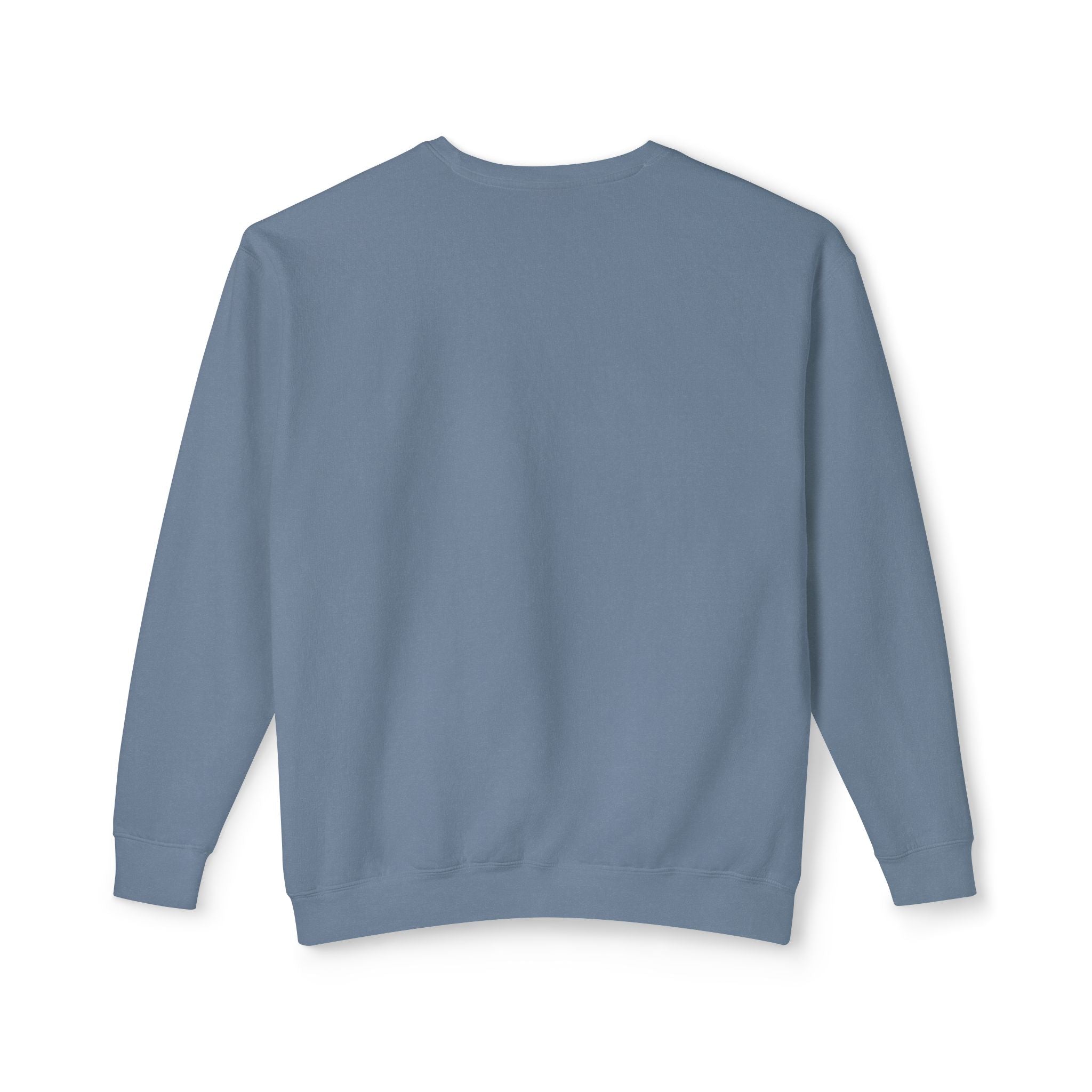 Unisex Lightweight Crewneck Sweatshirt in Charcoal and Cream