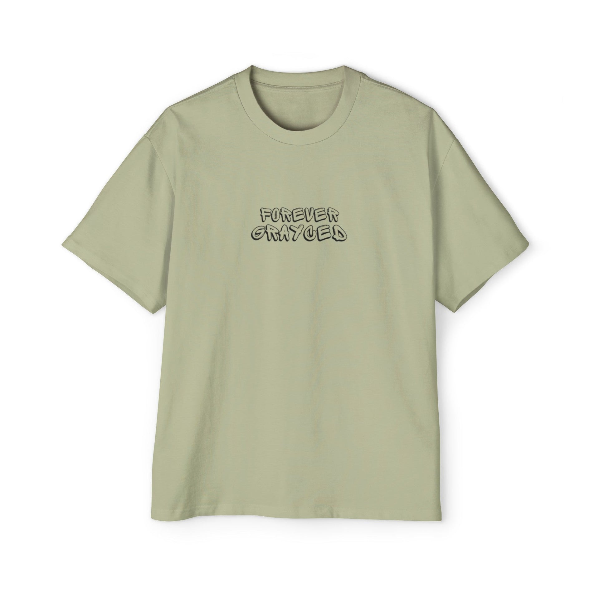 Men's Heavy Oversized Cotton T-Shirt Streetwear Casual Tee