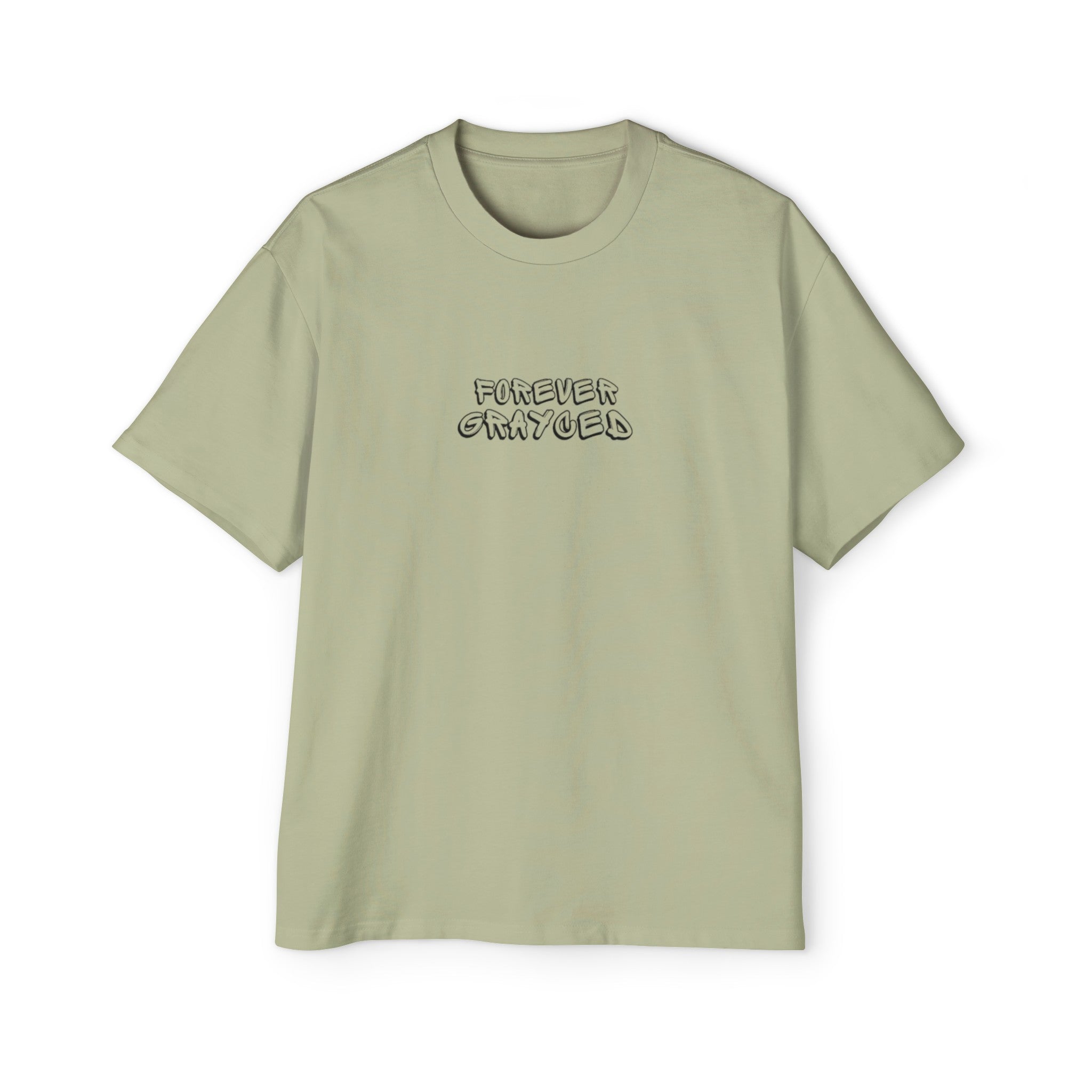 Men's Heavy Oversized Cotton T-Shirt Streetwear Casual Tee
