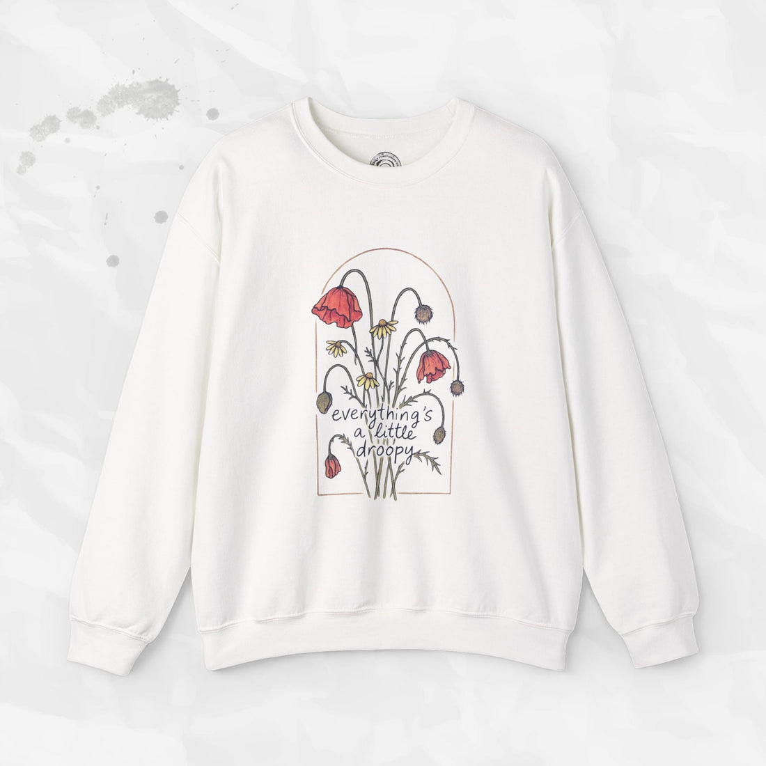 Everythings a Little Droopy - Crewneck Sweatshirt