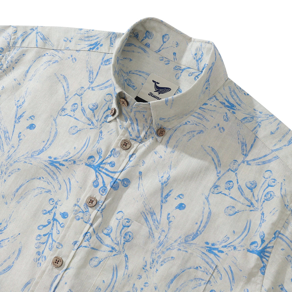 The Transylvanian Estate Print Short Sleeve 100% Cotton Shirt