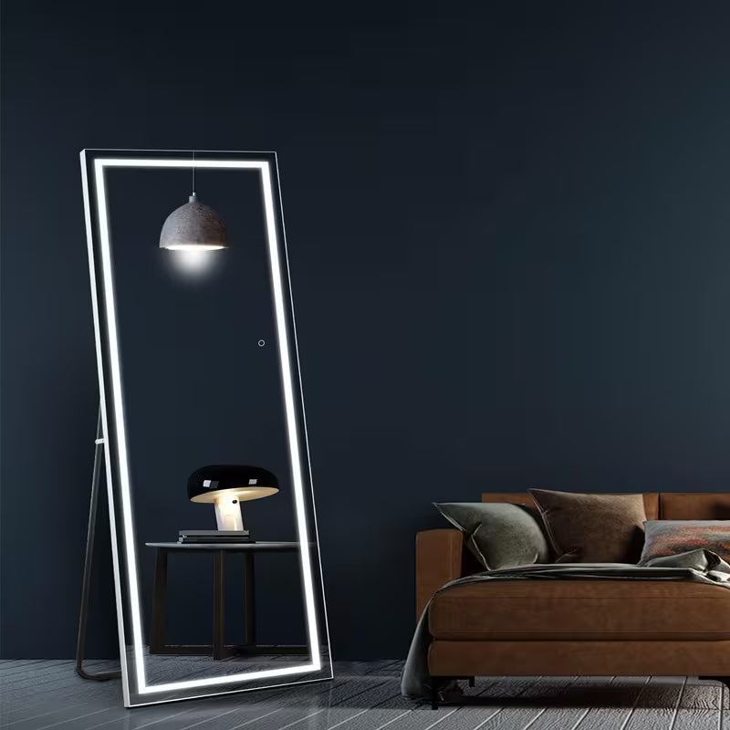 Full Length LED Lighted Standing Wall-Mounted Body Mirror