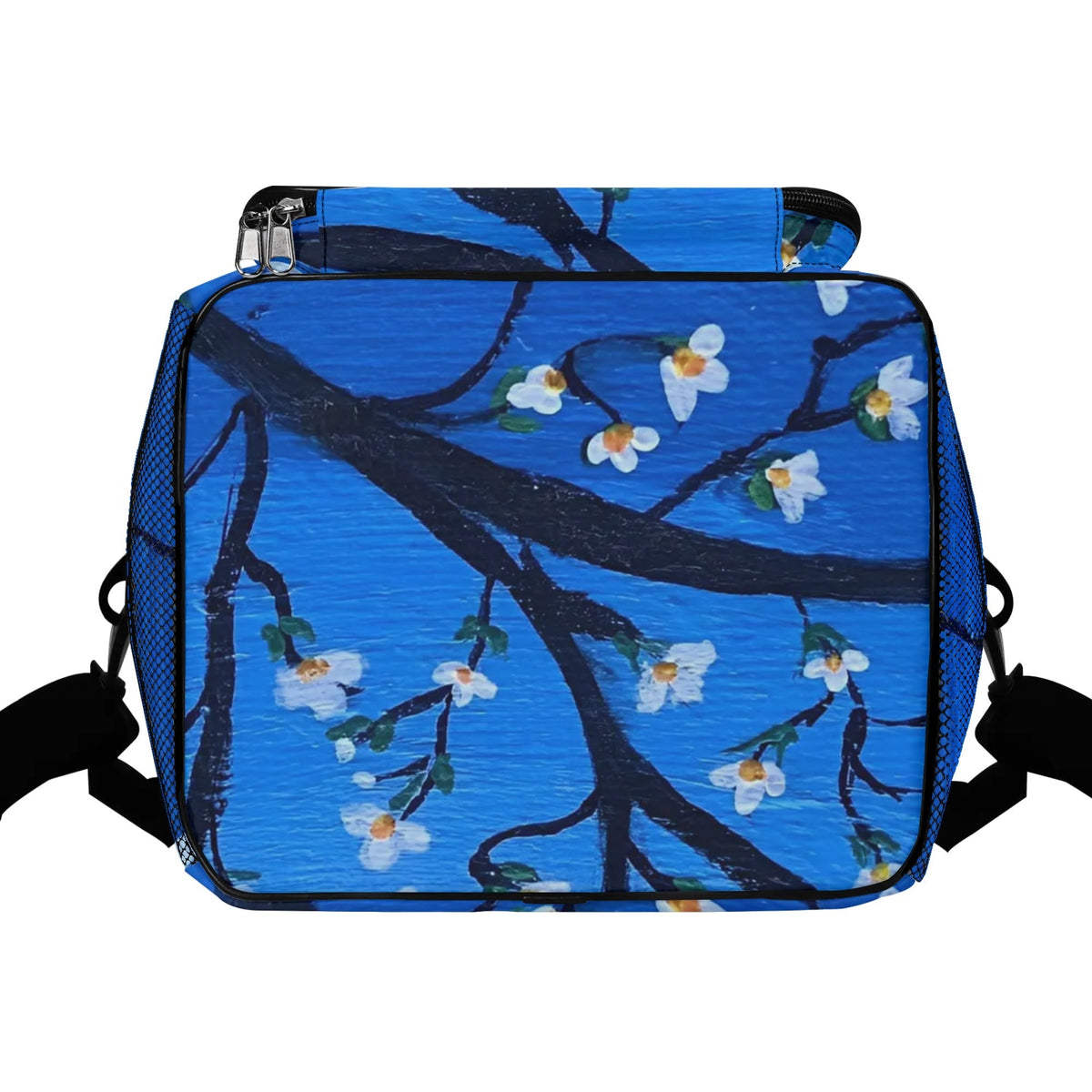 White Blossom Insulated Picnic Cooler Bag