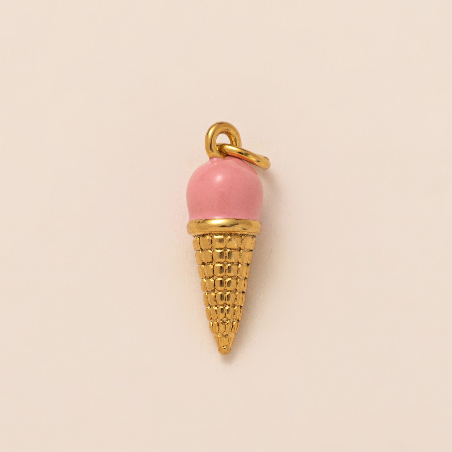 18K Gold Vacuum Plated Small Pendant Necklace