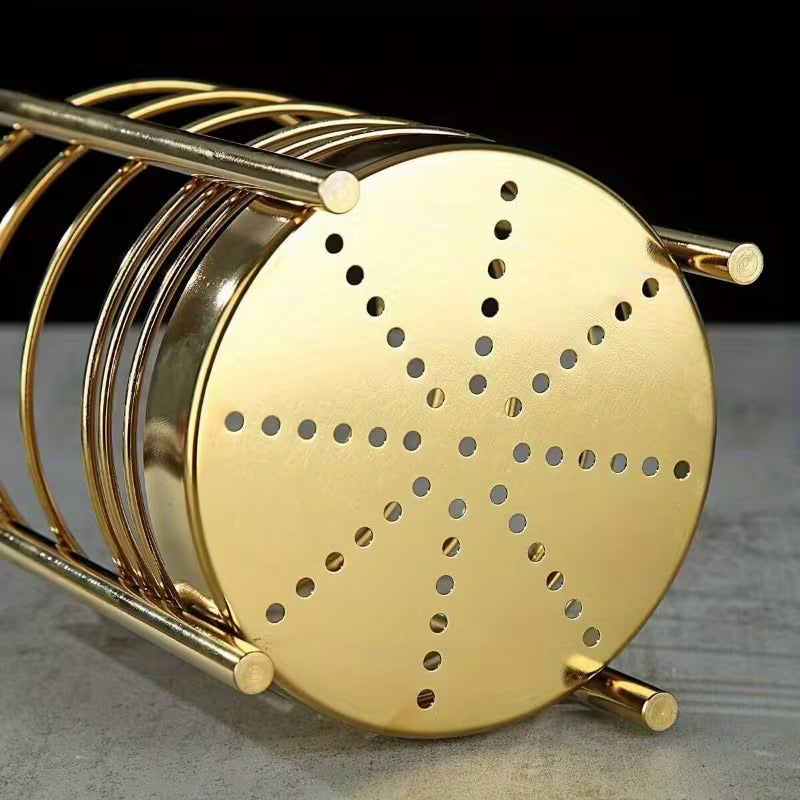 38-Piece Stainless Steel Cooking Utensil Set with Silicone Heads Gold