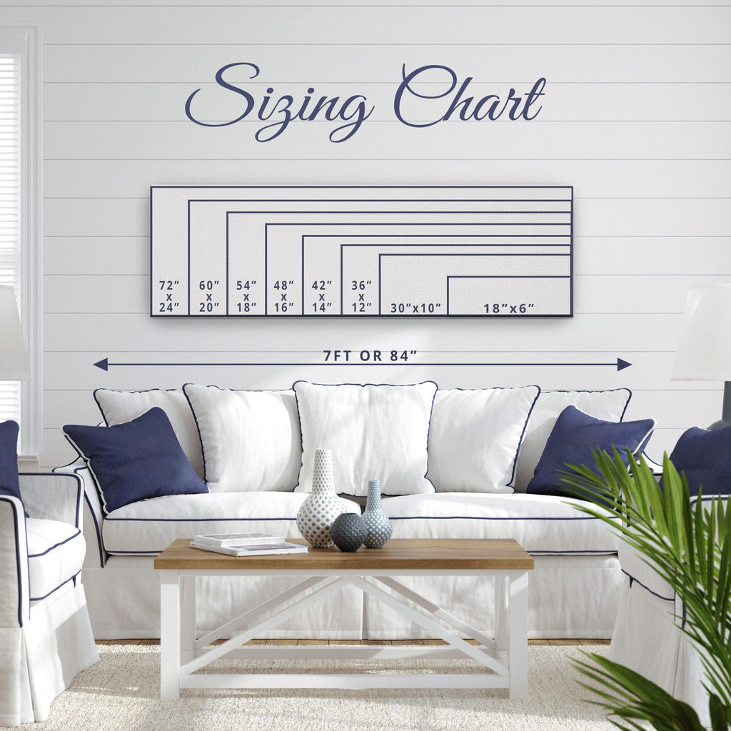 Personalized Whale Canvas Wall Art, Coastal Nursery Decor Sign