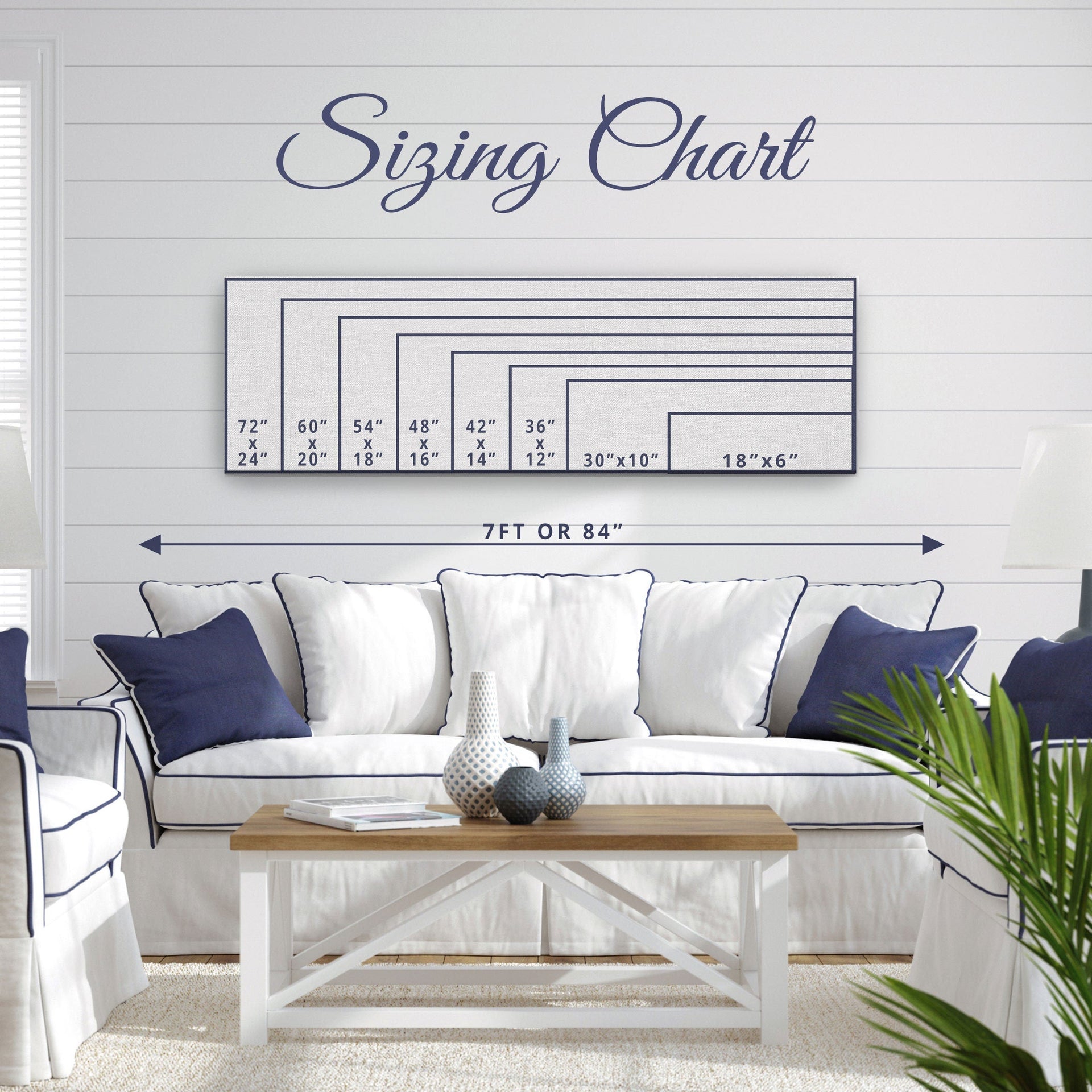 Personalized Whale Canvas Wall Art, Coastal Nursery Decor Sign