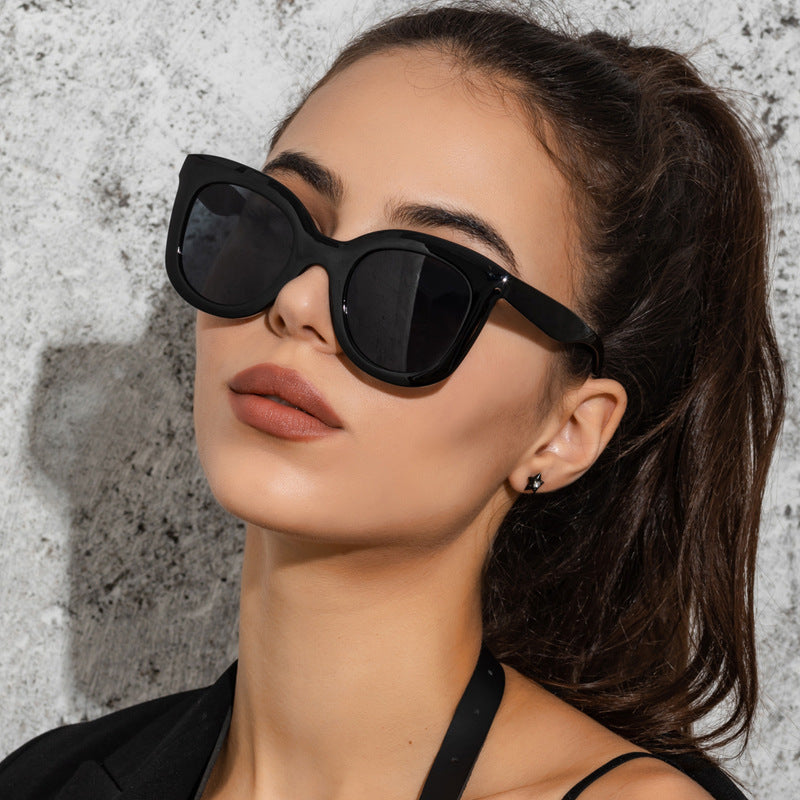 Oversized Large Rim Sunglasses for Women Minimalist Fashion Shades