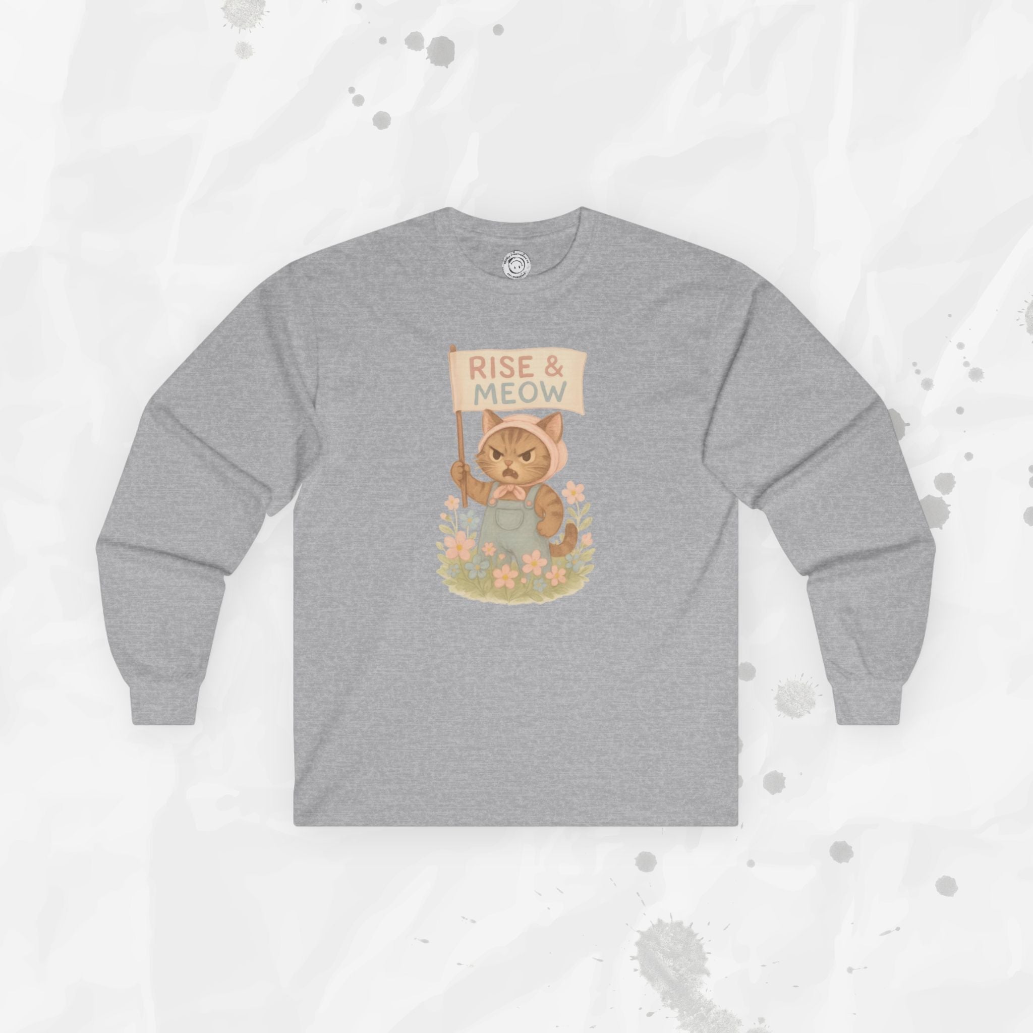 Rise & Meow - Long Sleeve T-Shirt