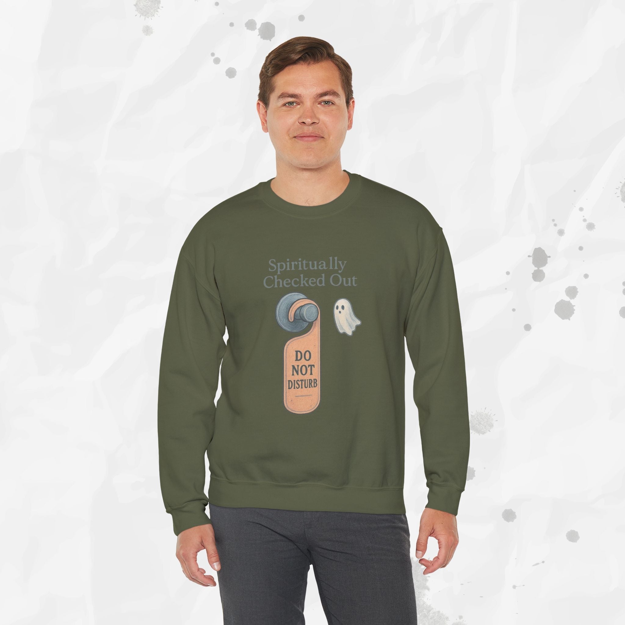 Spiritually Checked Out - Crewneck Sweatshirt