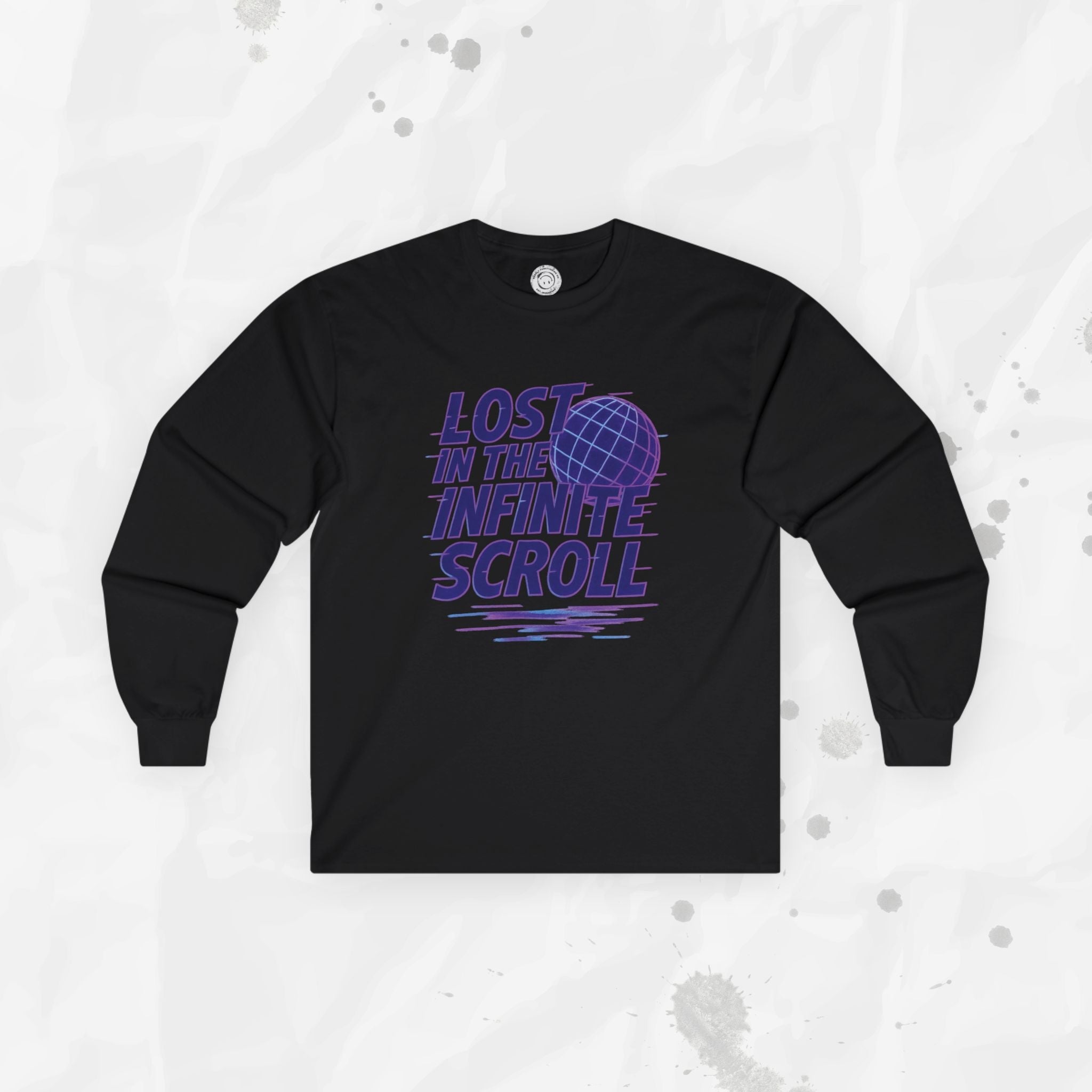 Lost in the Infinite Scroll - Long Sleeve T-Shirt