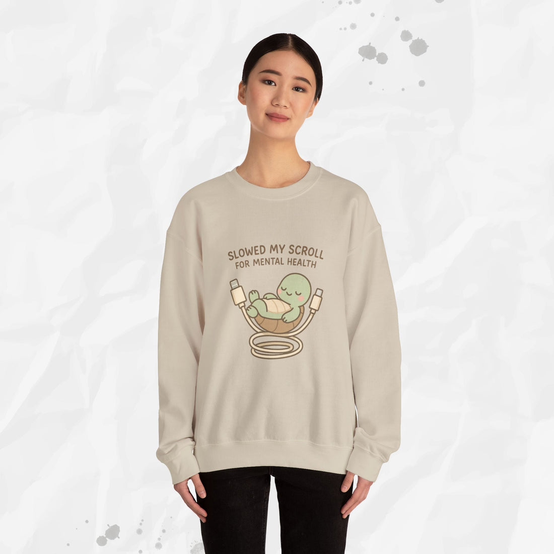 Slowed My Scroll - Crewneck Sweatshirt