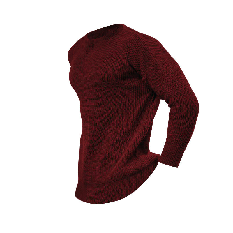 Fashionable Knitted Pullover for Men
