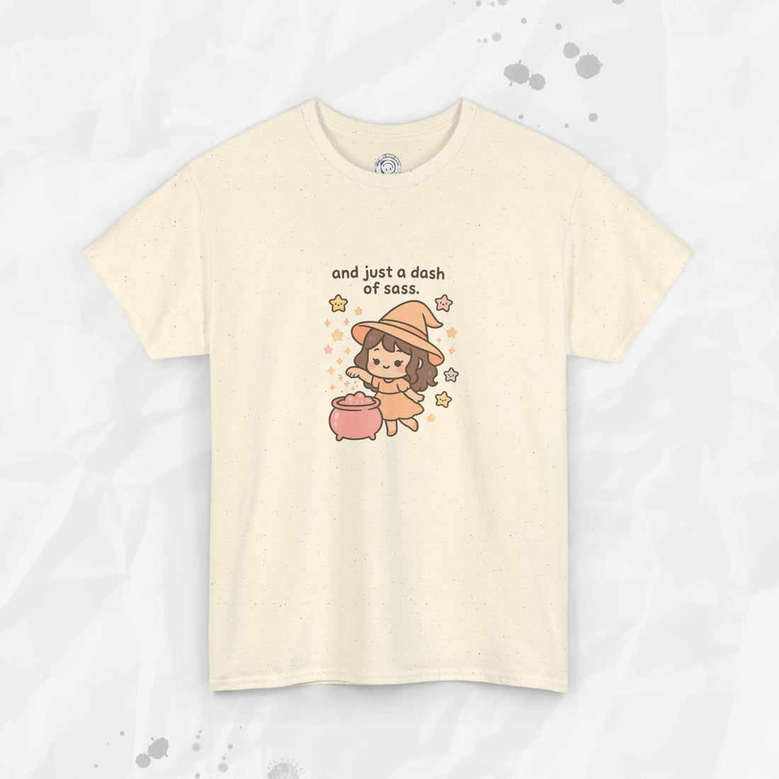 And Just a Dash of Sass Graphic Tee in Soft Pink and Grey - Image 5