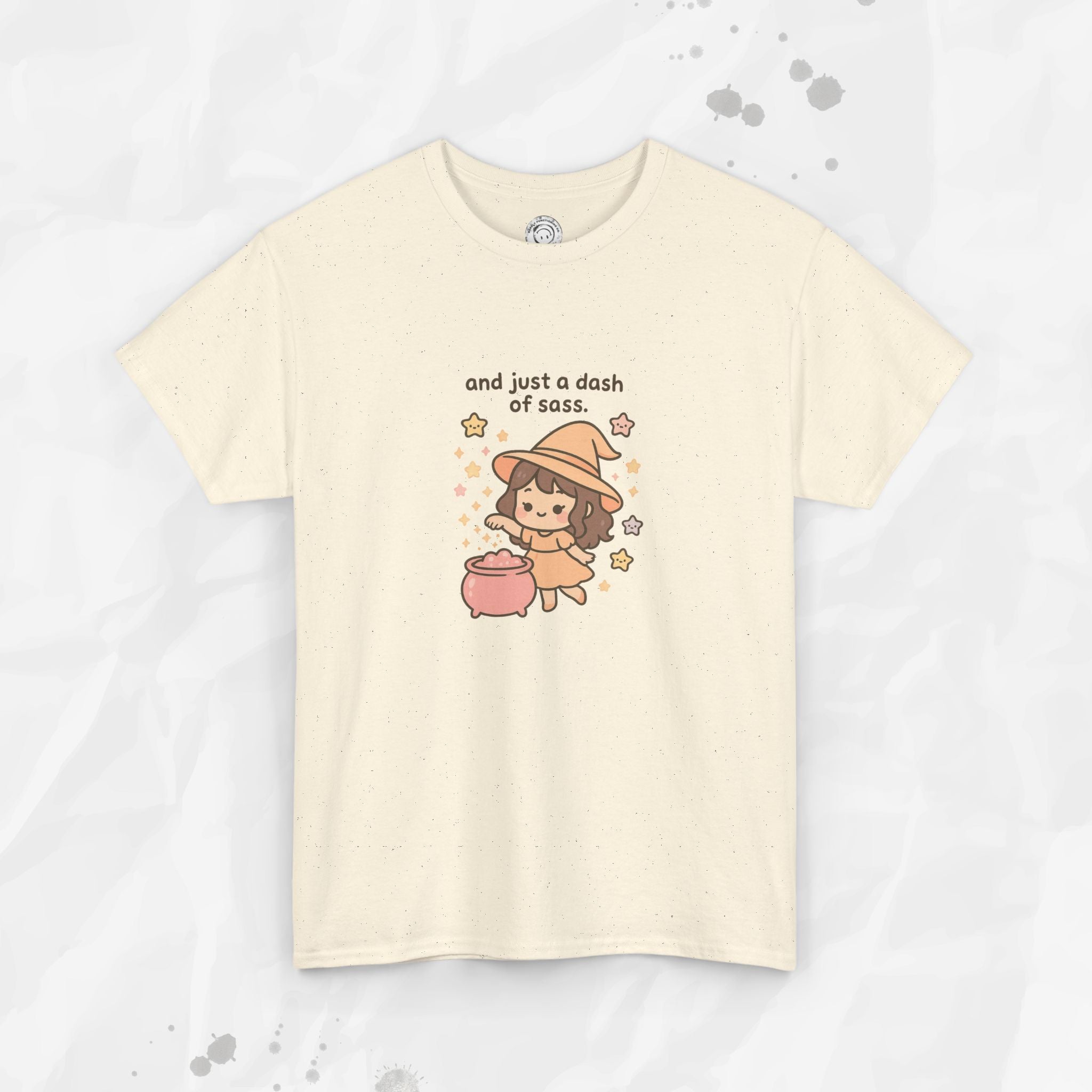 And Just a Dash of Sass Graphic Tee in Soft Pink and Grey - Image 5