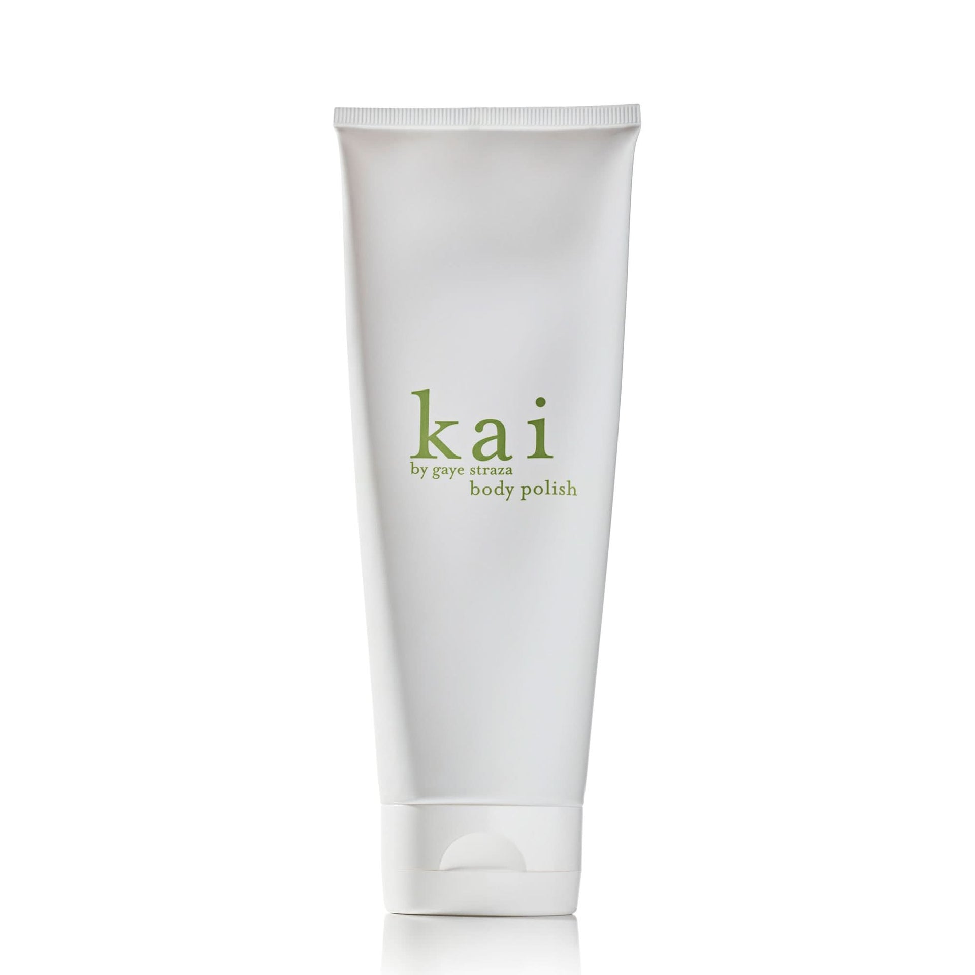 Jar of kai Body Polish featuring botanical extracts, sea salt, and sugar for exfoliating skin.