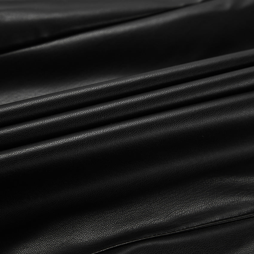 Women's High-Waisted Straight Leg Midi Skirt in Classic Black - Image 7