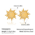 Diamond-studded Stud Earring And Necklace Set For Women