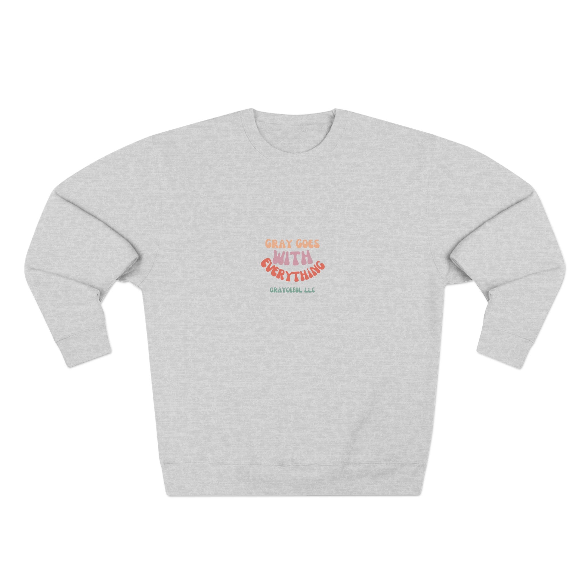Unisex Crewneck Sweatshirt: Premium 3-End Fleece Pullover