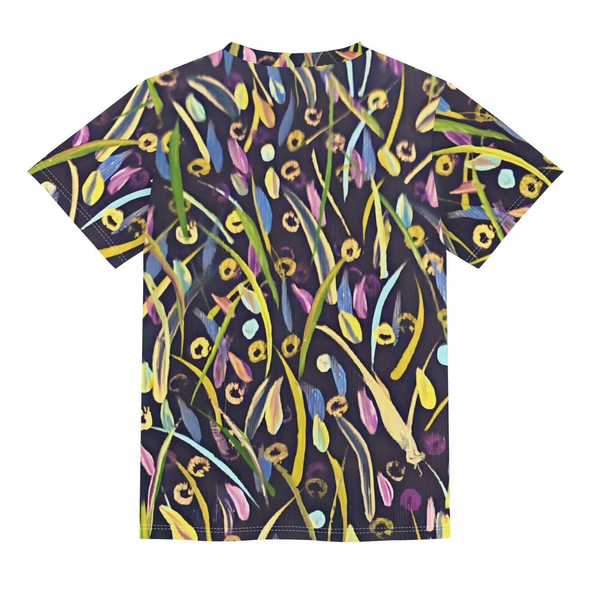 Golden Dots on Navy Kids' T-Shirt