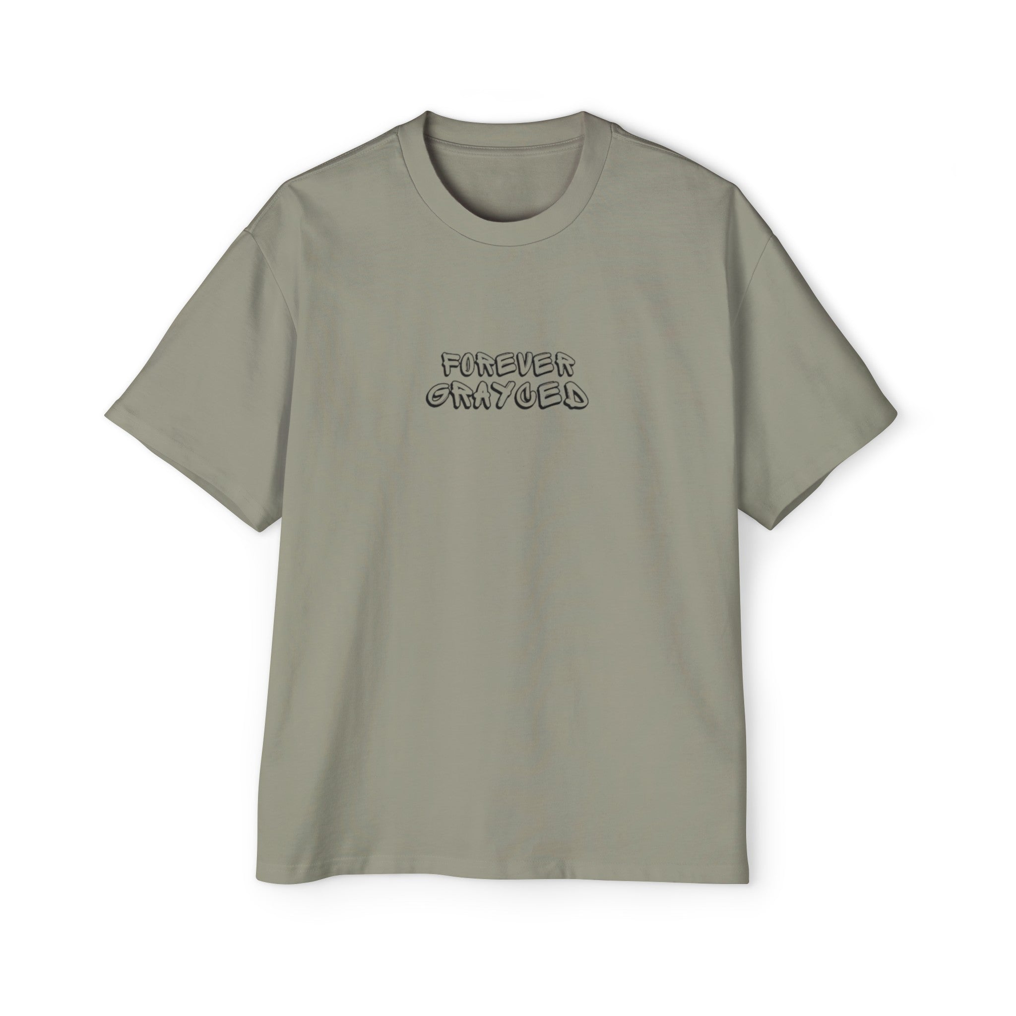 Men's Heavy Oversized Cotton T-Shirt Streetwear Casual Tee