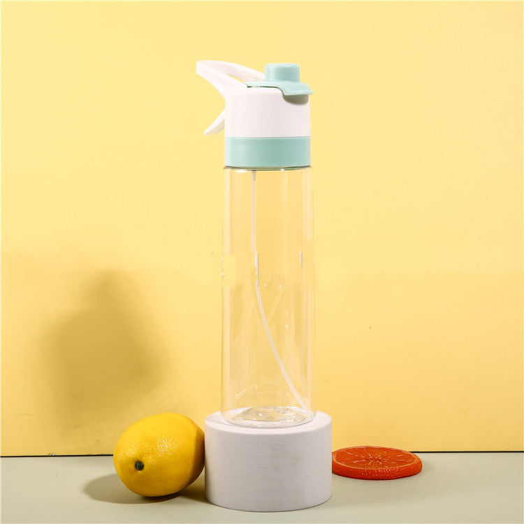 Large Capacity Spray Water Bottle for Sports Fitness and Travel
