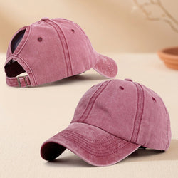 Cotton Ponytail Baseball Cap
