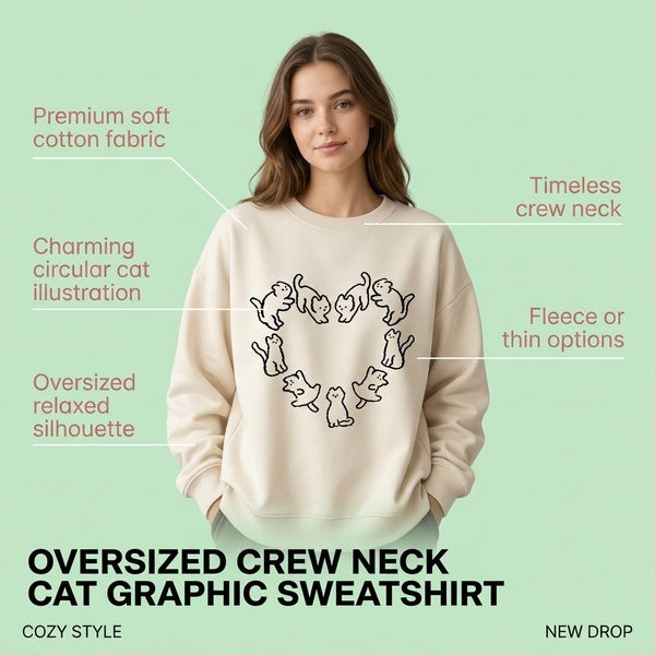 Casual Loose Slimming Round Neck Sweater