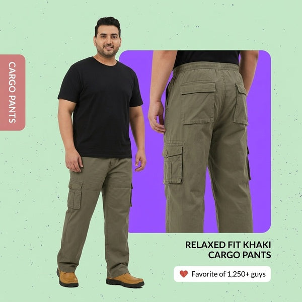 Men's Plus Size Casual Pants