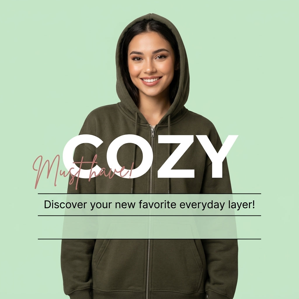 Plus Size Women's Zipper Sweater Coat Top