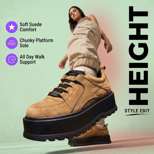Thick Sole Casual Platform Shoes