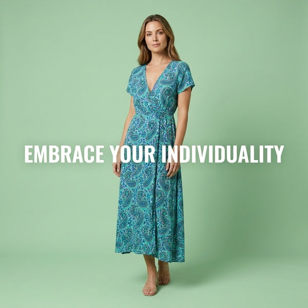 Bohemian V Neck Floral Dress for Ladies