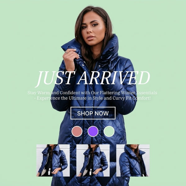 Trendy Plus Size Winter Coat