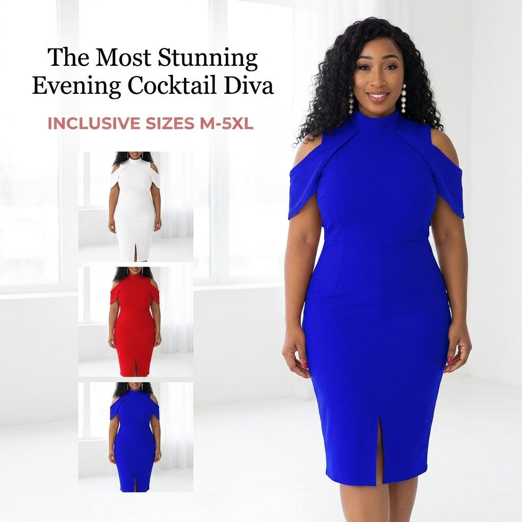Plus Size White Beaded Dress - Fashionable & Sexy