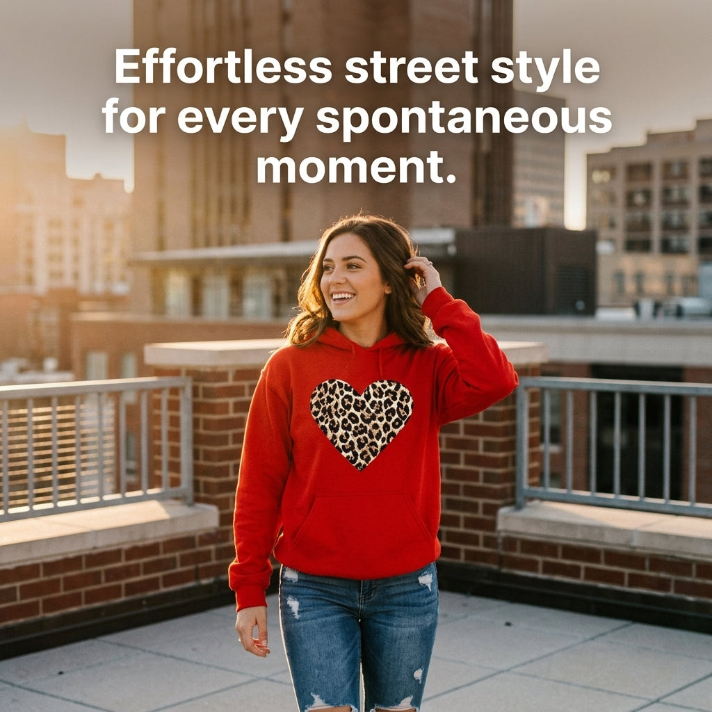 Animal Print Hoodie for Men and Women
