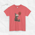 Yay? Skeleton Birthday Graphic T-Shirt - Available in Grey and Red - Image 2