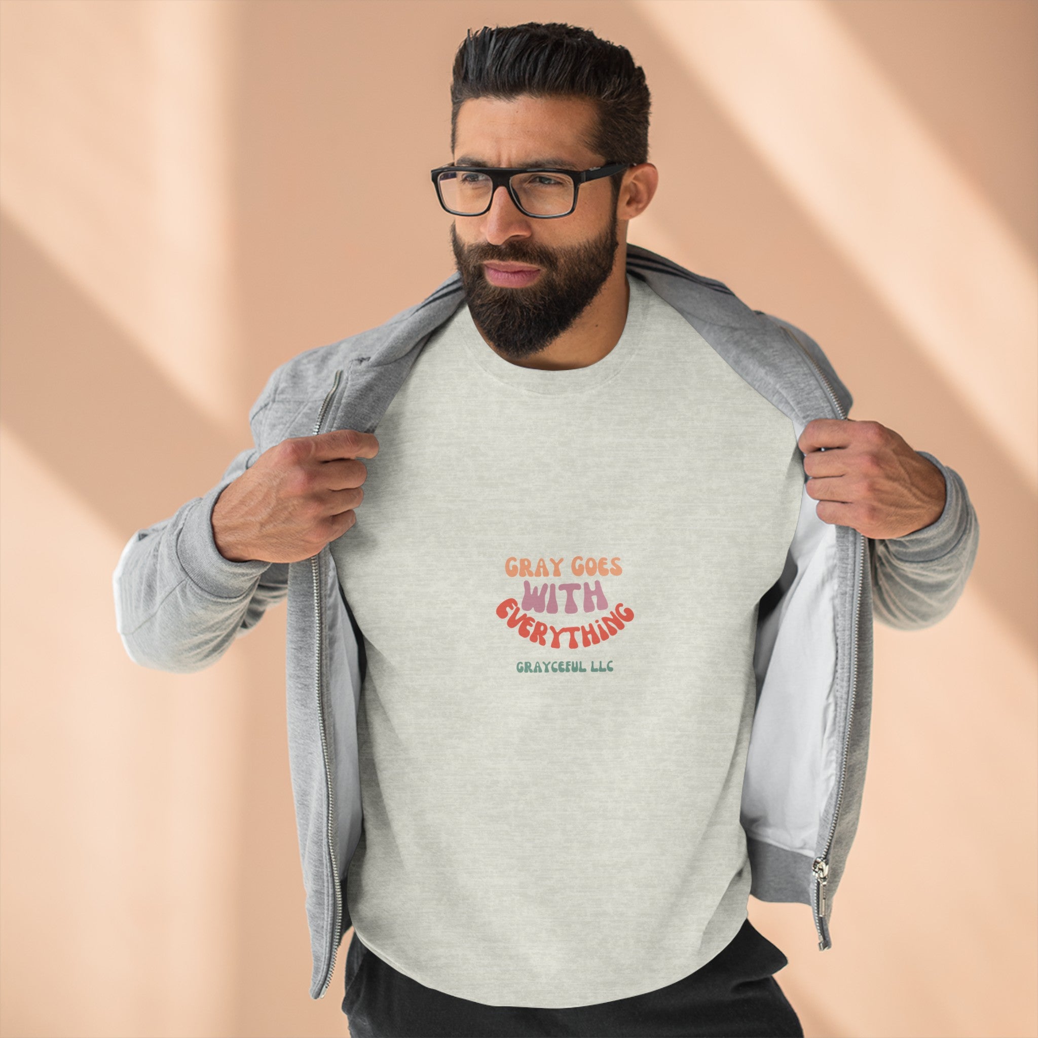 Unisex Crewneck Sweatshirt: Premium 3-End Fleece Pullover