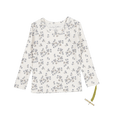 The Printed Long Sleeve Tee - Mintberry