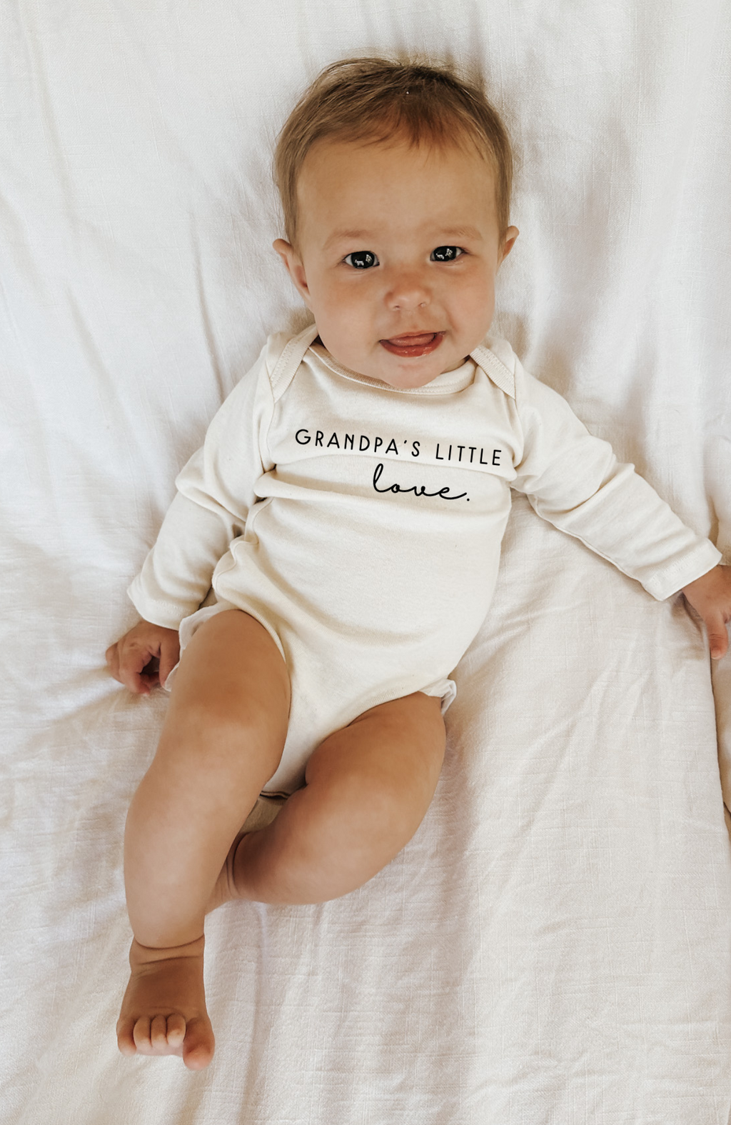 Grandpa's Little Love Organic Bodysuit Long Sleeve