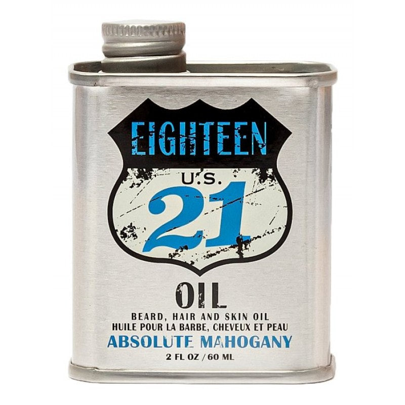 18.21 Man Made Absolute Mahogany beard, hair, and skin oil 2oz bottle