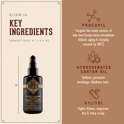 Sweet Tobacco Elixir 13 Hair & Scalp Treatment for Thinning Hair