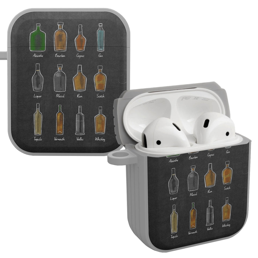 Wine Beer Booze HDX Protective Case for Apple AirPods Gen 1 2