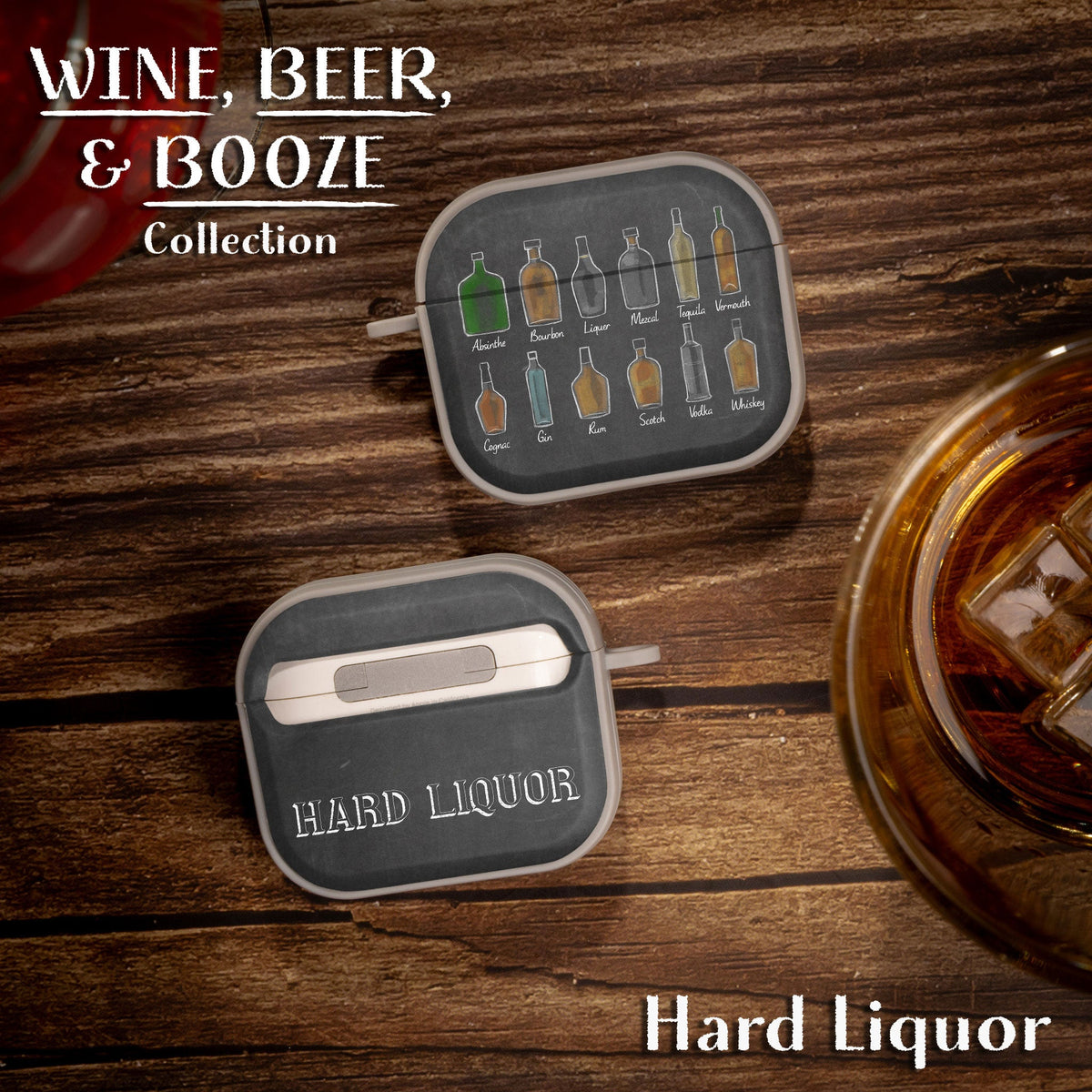 Wine Beer Booze HDX Protective Apple AirPods Gen 3 Case Cover