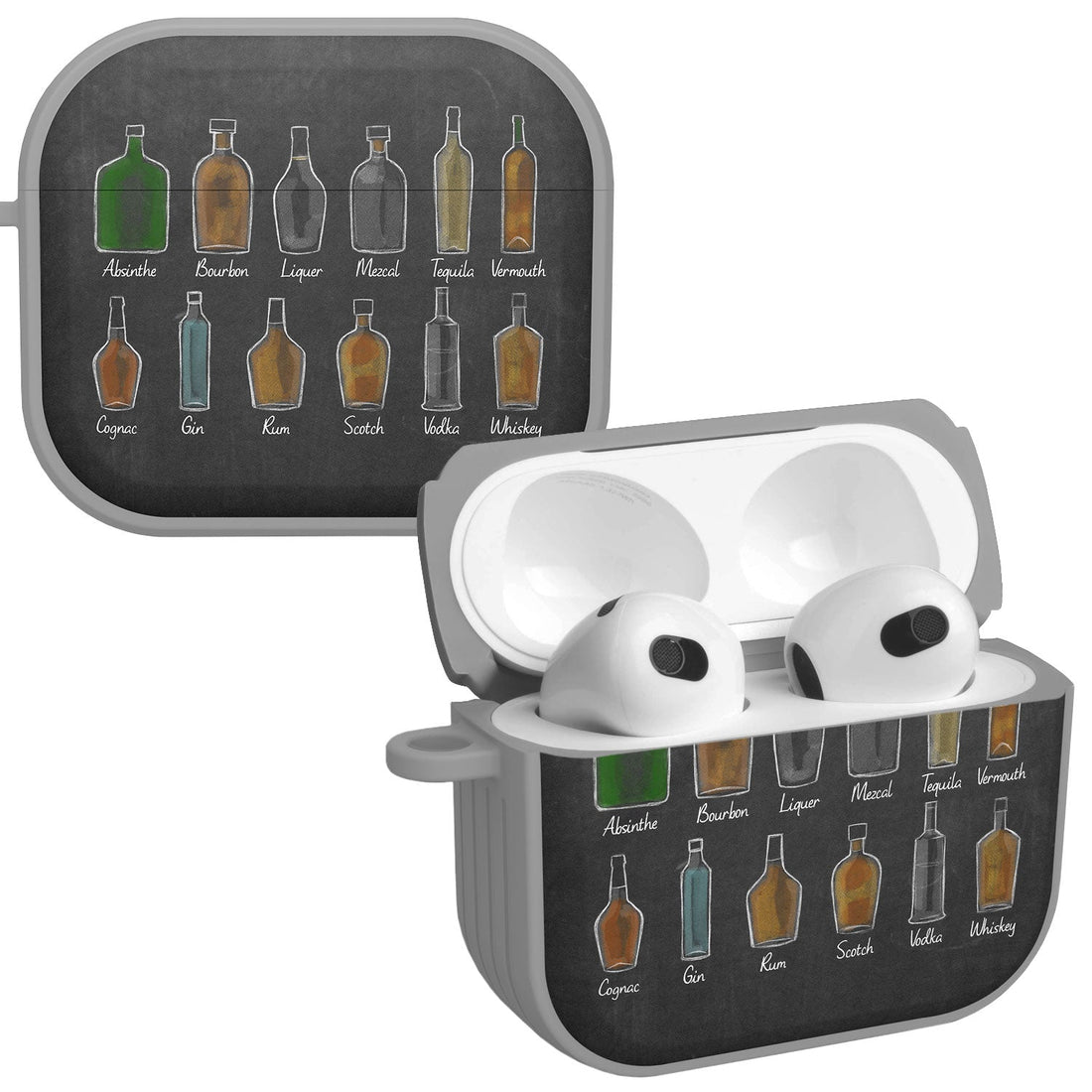 Wine Beer Booze HDX Protective Apple AirPods Gen 3 Case Cover