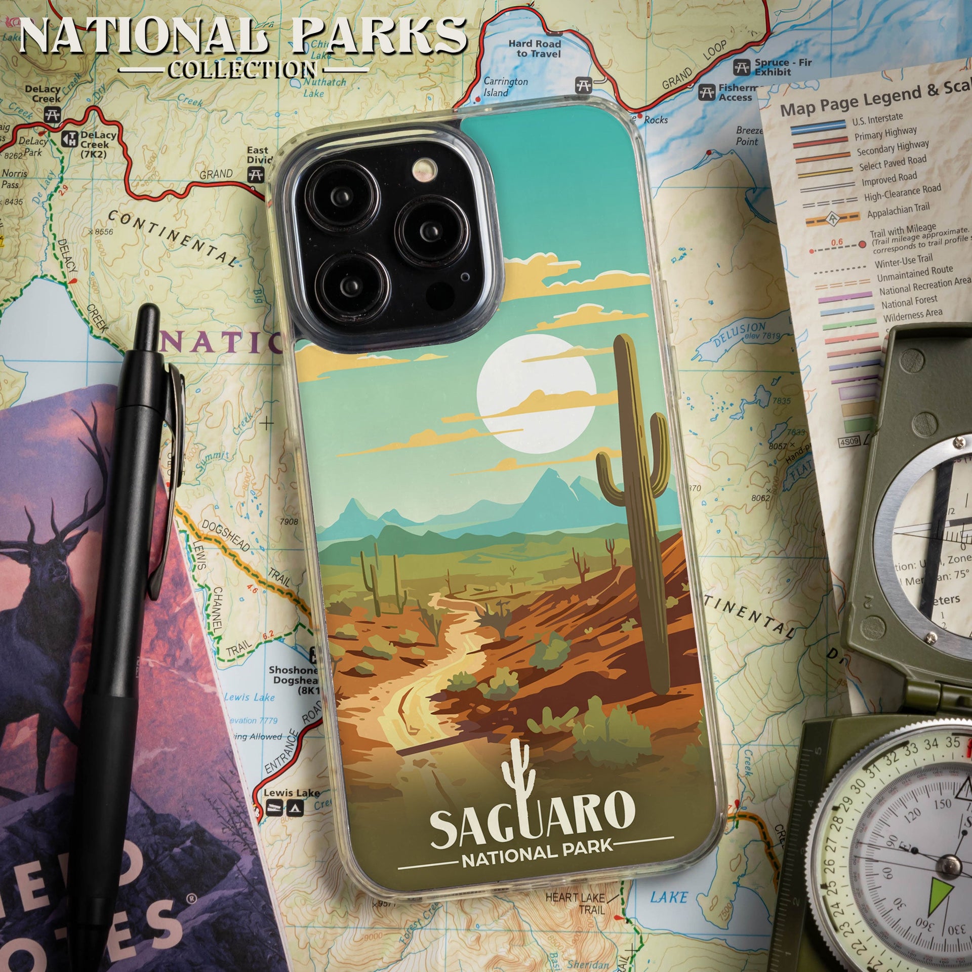 National Parks Saguaro HD Apple iPhone 12 Series Mag-Safe Phone Case