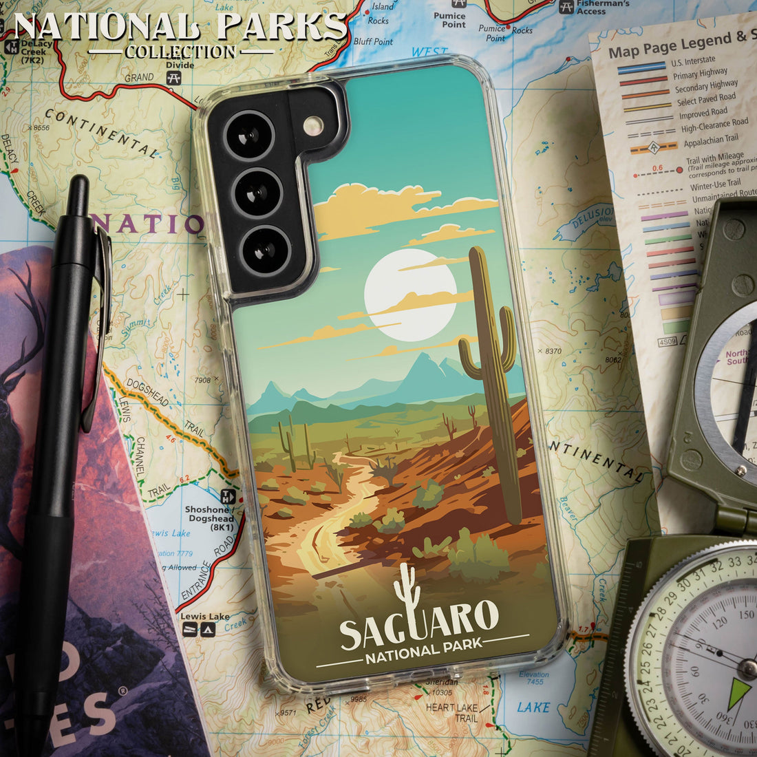 National Parks Saguaro HD Samsung Galaxy S22 Phone Case